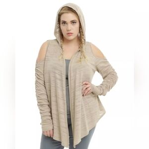 Her Universe Star wars Rey Beige Cold Shoulder Cardigan